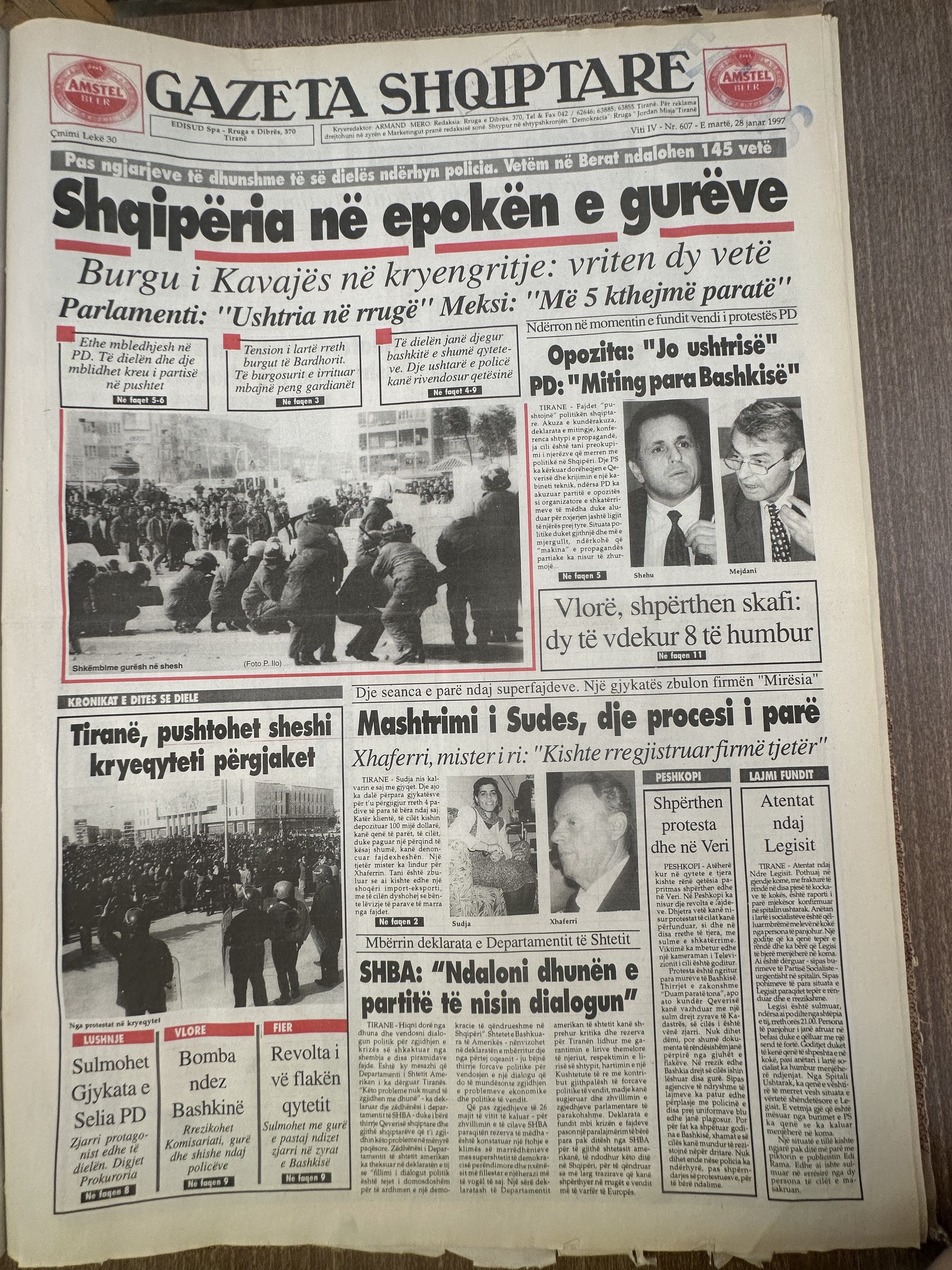 Gazeta Shqiptare 1997-01-28